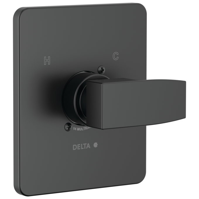 DELTA Modern Monitor 14 Series Valve Only Trim — Matte Black