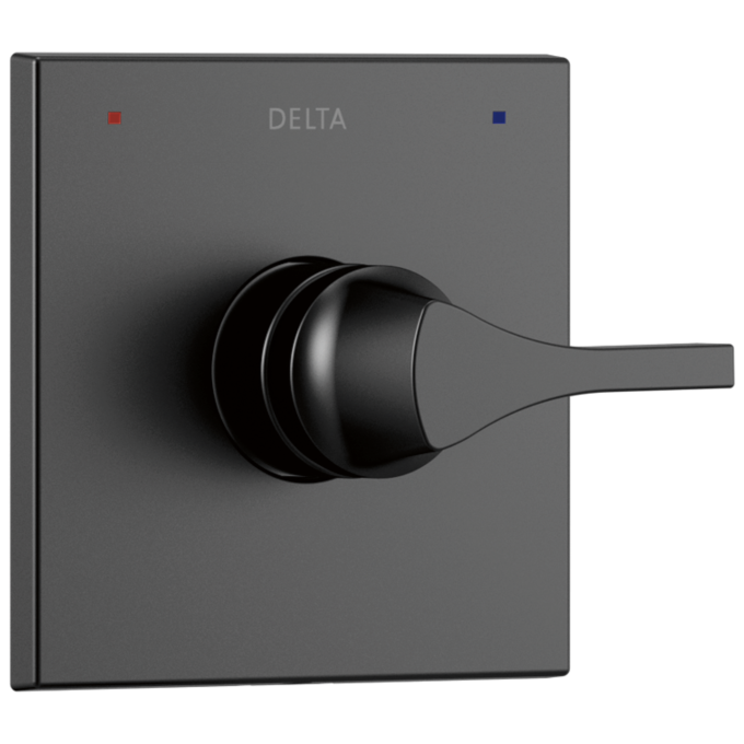DELTA Zura Monitor 14 Series Valve Only Trim — Matte Black