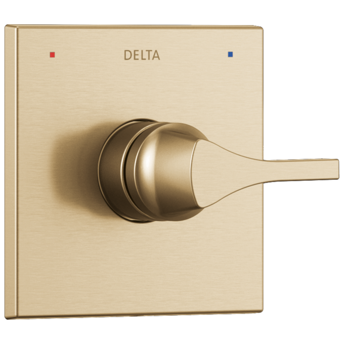DELTA Zura Monitor 14 Series Valve Only Trim — Champagne Bronze
