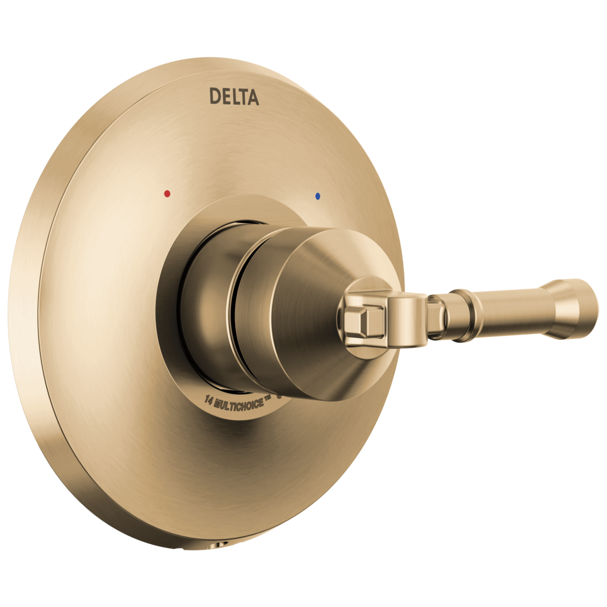 DELTA Broderick 14 Series Valve Only Trim — Lumicoat® Champagne Bronze
