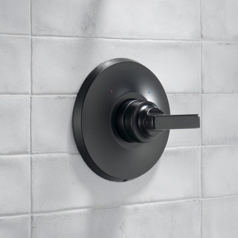 DELTA Tetra 14 Series Valve Only Trim — Matte Black