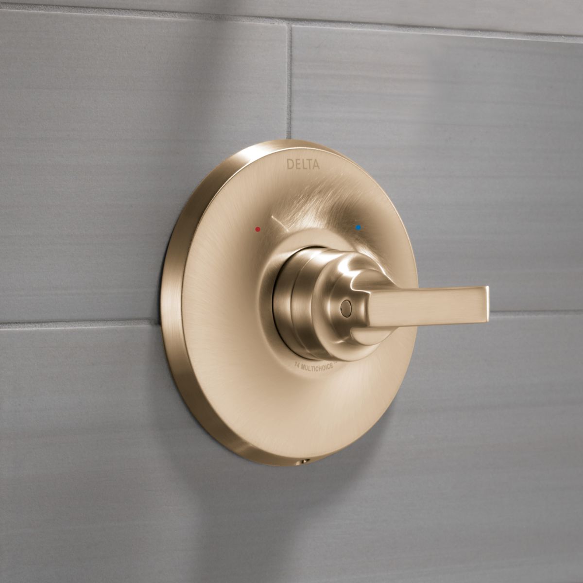 DELTA Tetra 14 Series Valve Only Trim — Lumicoat® Champagne Bronze