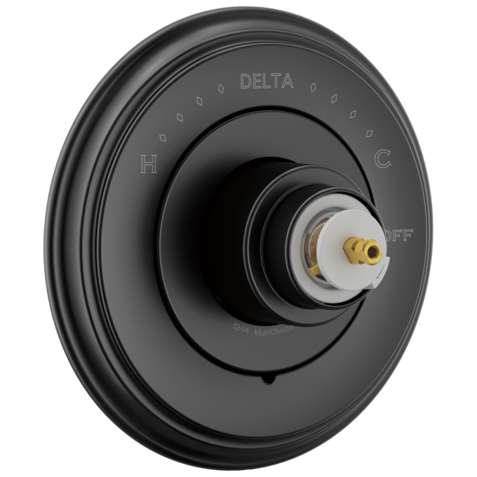 DELTA Cassidy 14 Series Valve Only Trim — Matte Black