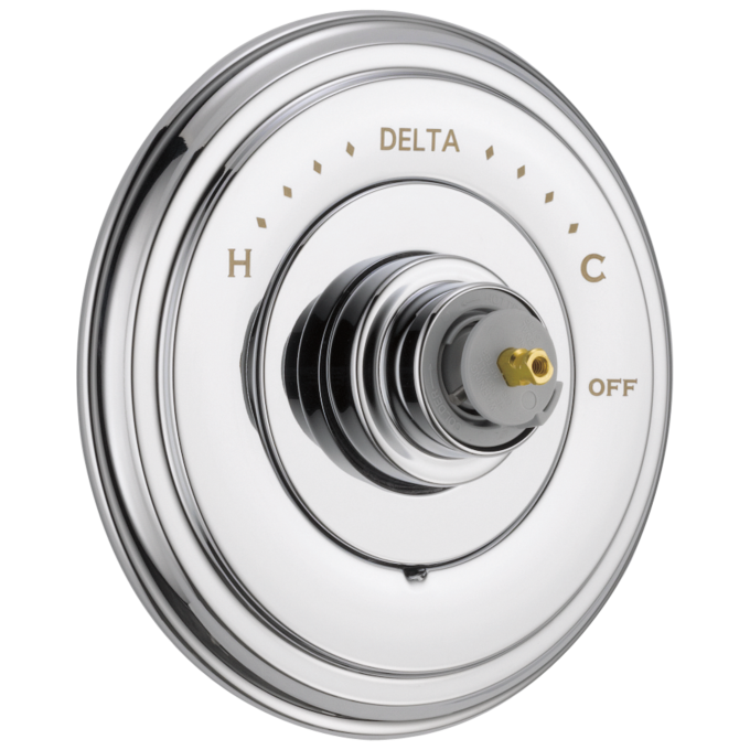 DELTA Cassidy Monitor 14 Series Valve Only Trim - Less Handle — Chrome
