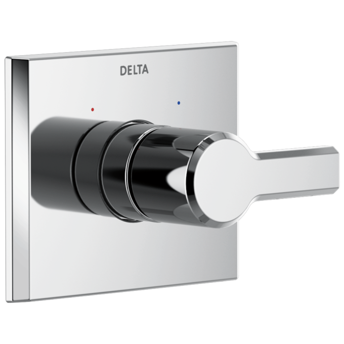 DELTA Pivotal Monitor 14 Series Valve Only Trim — Lumicoat® Chrome