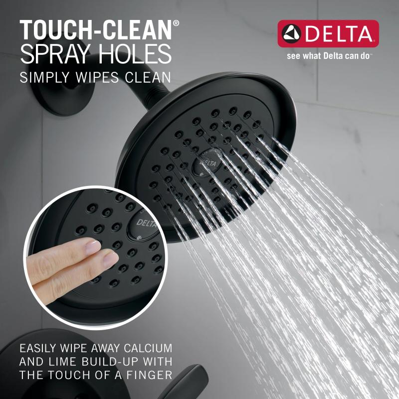 DELTA Woodhurst Shower Trim — Matte Black