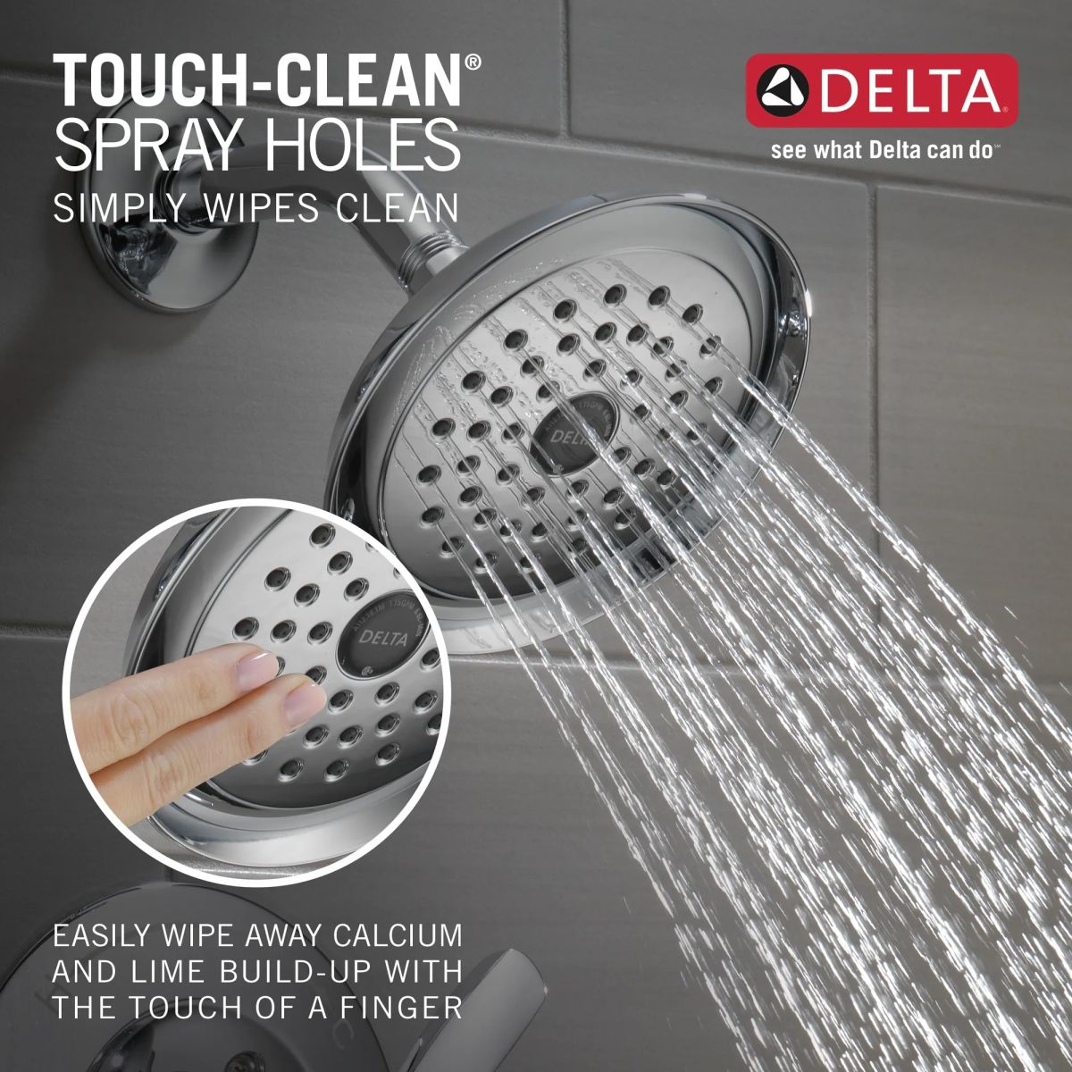 DELTA Woodhurst Shower Trim — Chrome