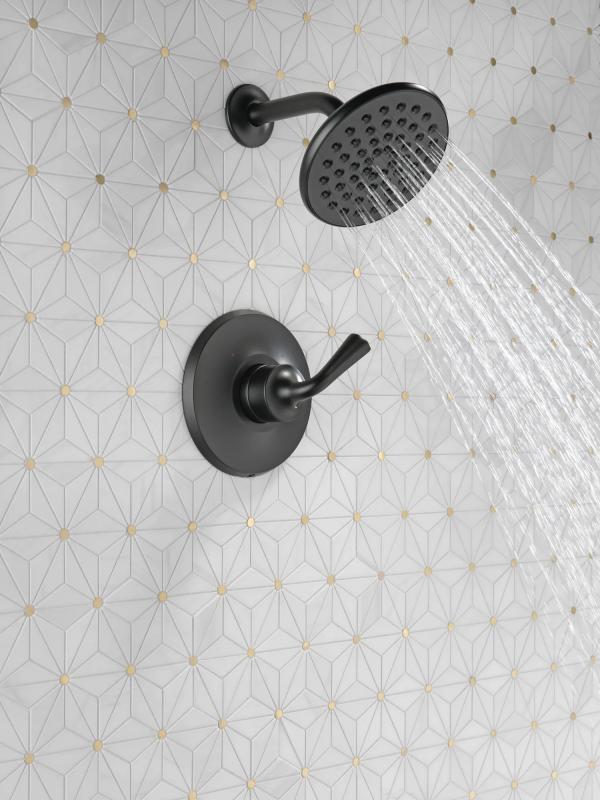 DELTA Kayra Monitor 14 Series Shower Trim — Matte Black