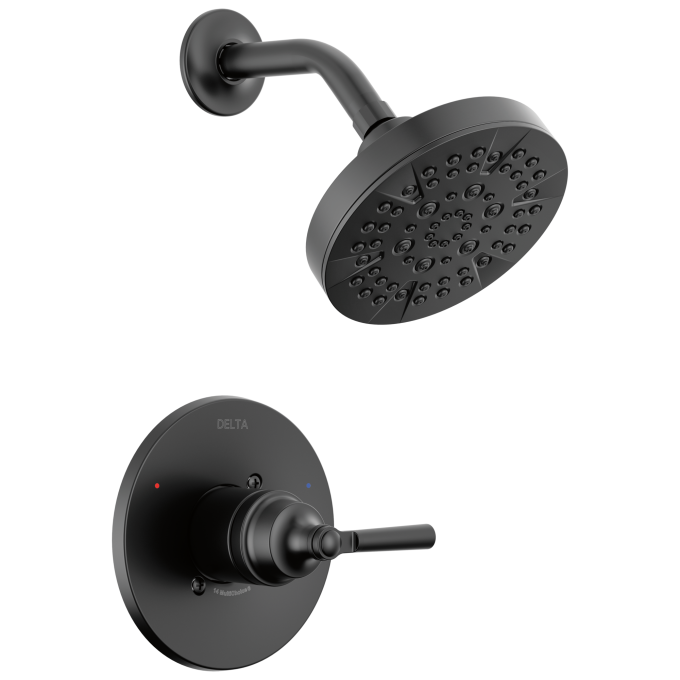 DELTA Saylor Monitor 14 Series Shower Trim — Matte Black