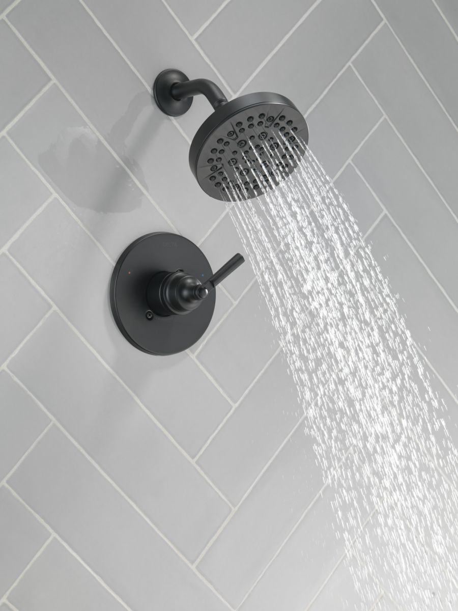 DELTA Saylor Monitor 14 Series Shower Trim — Matte Black