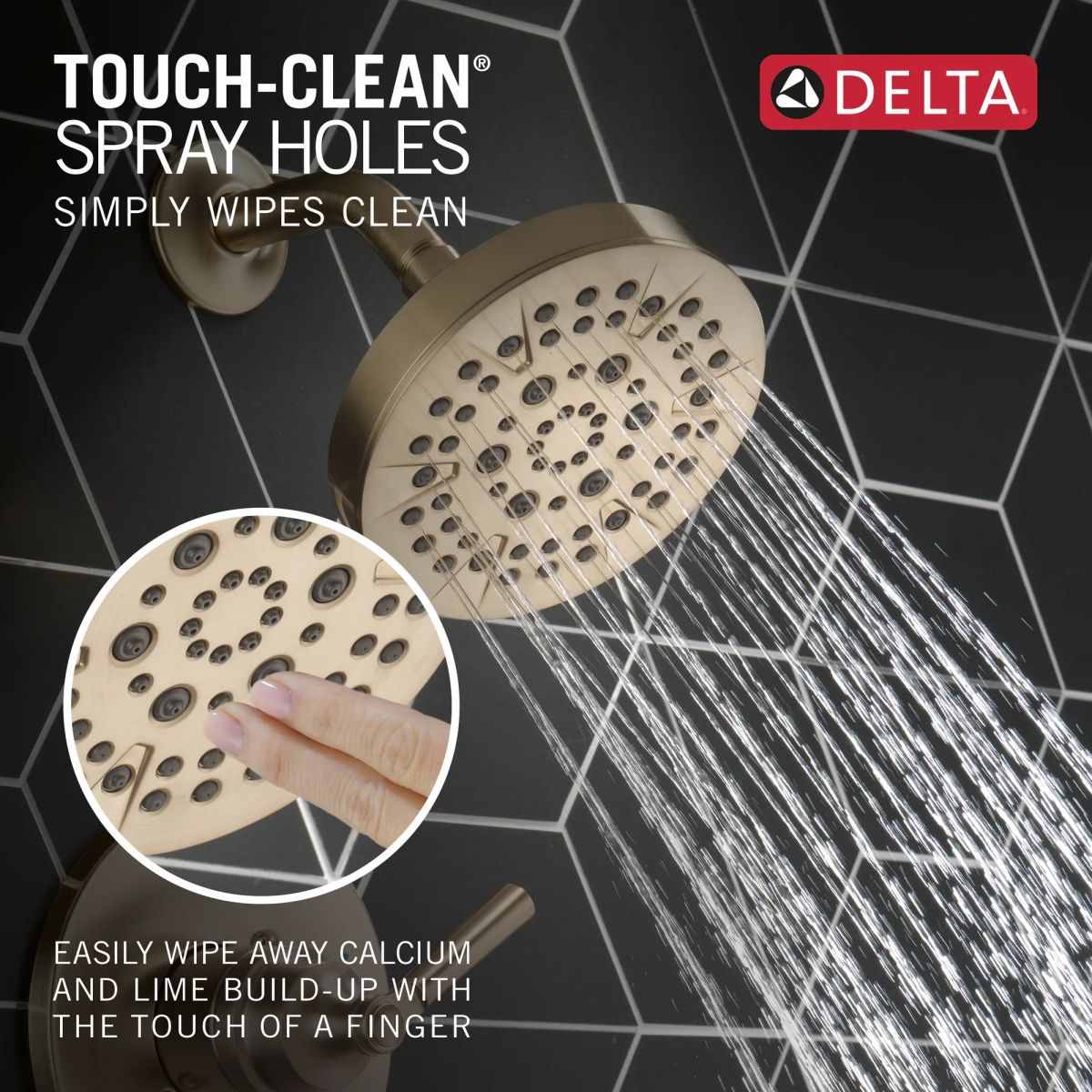 DELTA Saylor Monitor 14 Series Shower Trim — Champagne Bronze