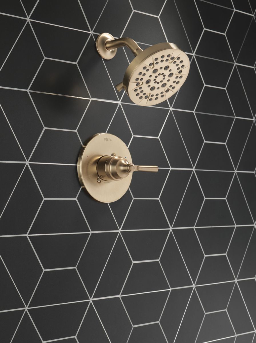 DELTA Saylor Monitor 14 Series Shower Trim — Champagne Bronze