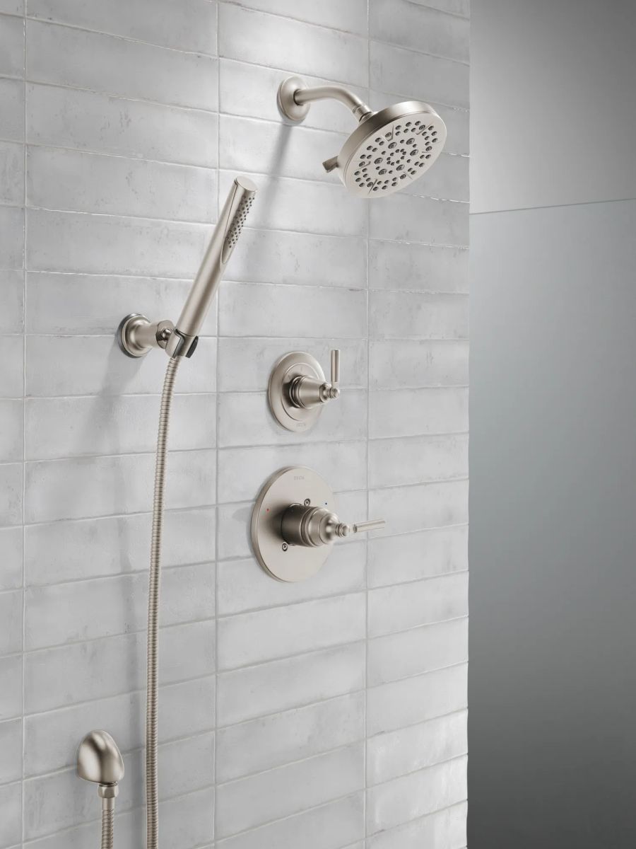DELTA Grail Premium Single-Setting Adjustable Wall Mount Hand Shower — Stainless