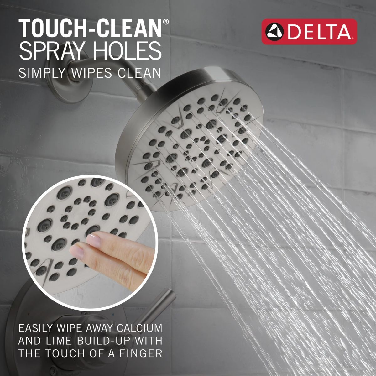 DELTA Saylor Monitor 14 Series Shower Trim — Stainless