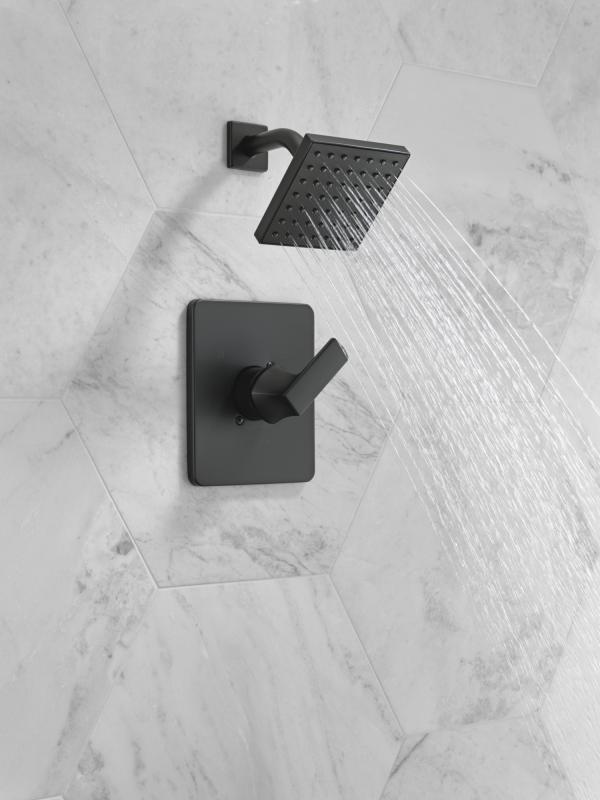 DELTA Velum Monitor 14 Series Shower Trim — Matte Black