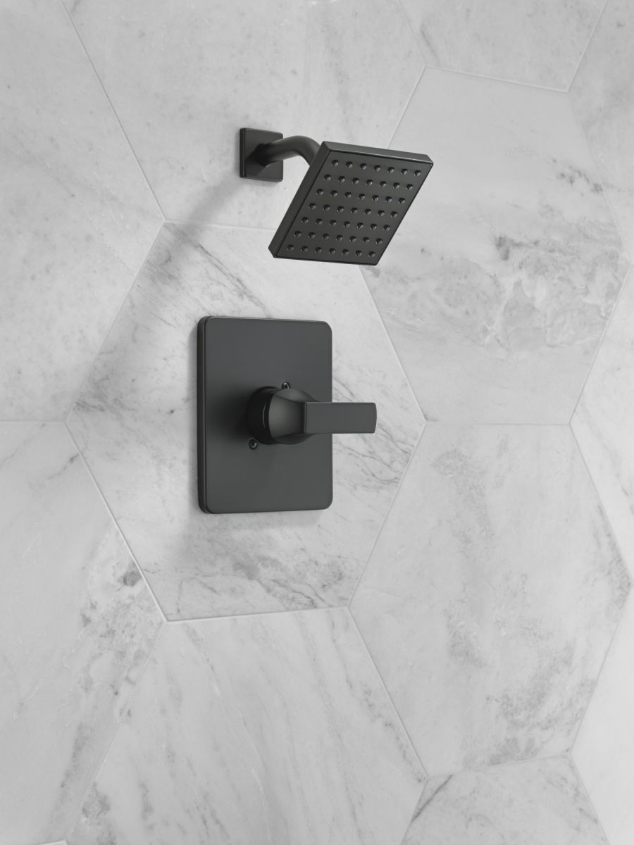 DELTA Velum Monitor 14 Series Shower Trim — Matte Black