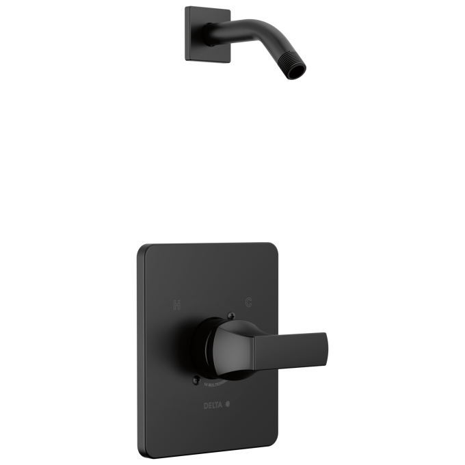 DELTA Velum Monitor 14 Series Shower Trim - Less Head — Matte Black