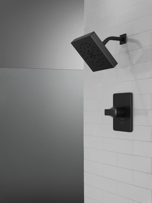 DELTA Velum Monitor 14 Series Shower Trim - Less Head — Matte Black