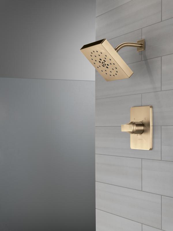 DELTA Velum Monitor 14 Series Shower Trim - Less Head — Champagne Bronze