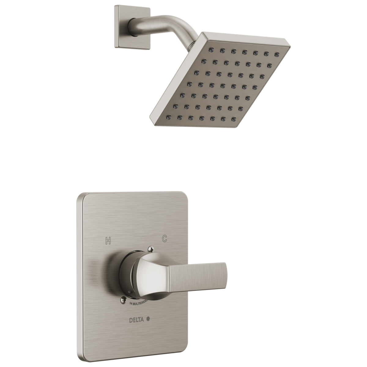 DELTA Velum Monitor 14 Series Shower Trim — Stainless