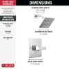 DELTA Velum Monitor 14 Series Shower Trim — Chrome