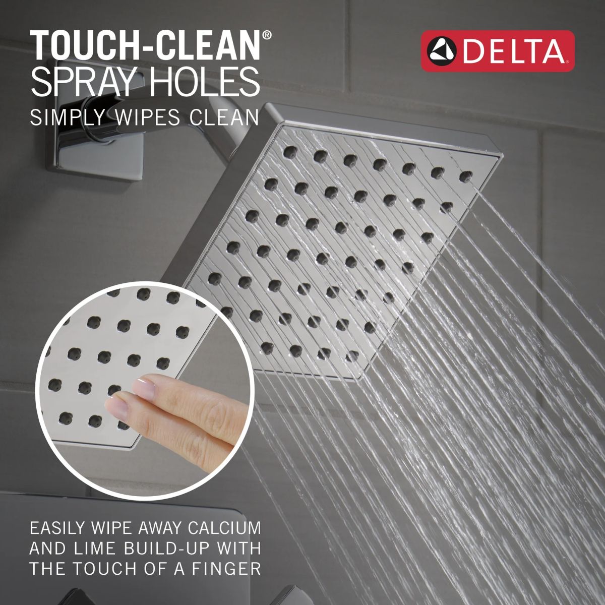 DELTA Velum Monitor 14 Series Shower Trim — Chrome