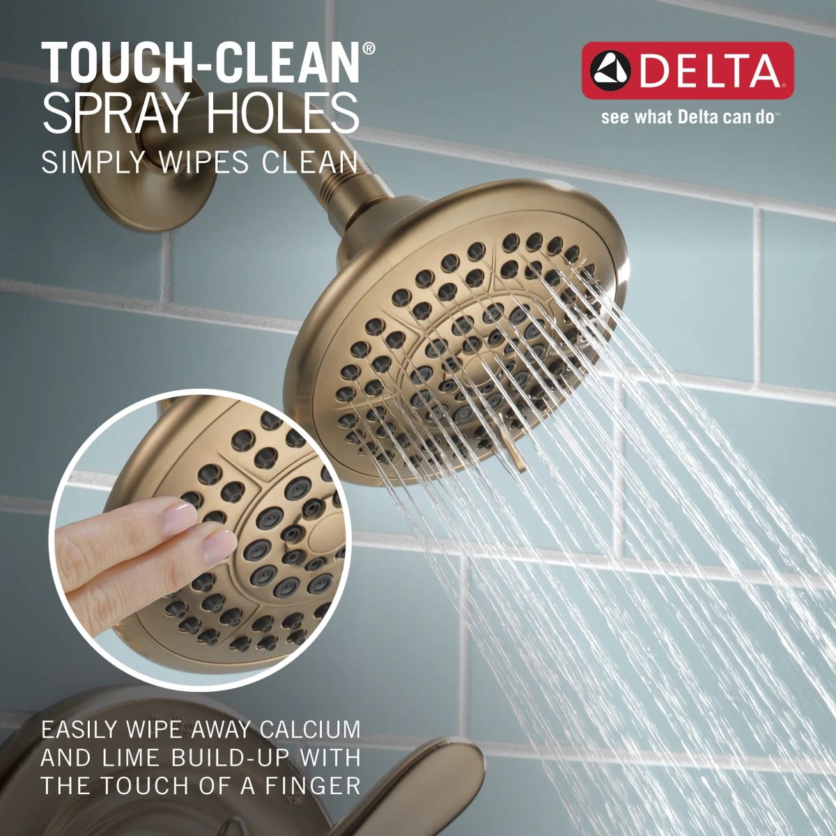 DELTA Lahara Monitor 14 Series Shower Trim — Champagne Bronze