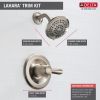 DELTA Lahara Monitor 14 Series Shower Trim — Stainless