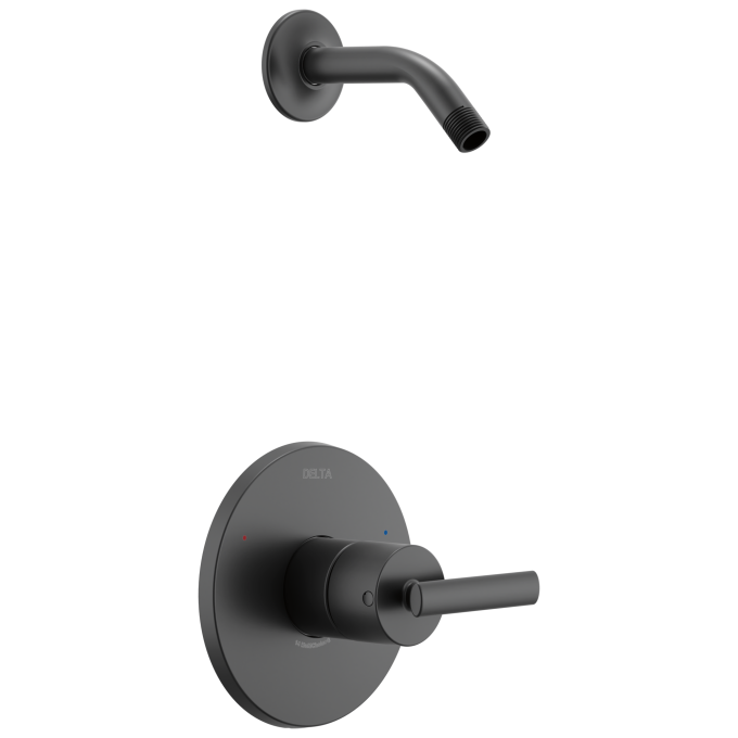 DELTA Altado Monitor 14 Series Shower Trim - Less Head — Matte Black