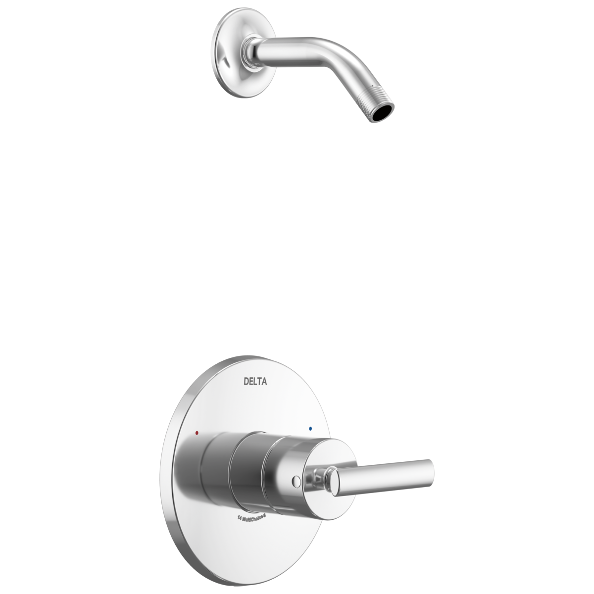 DELTA Altado Monitor 14 Series Shower Trim - Less Head — Chrome