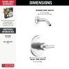 DELTA Altado Monitor 14 Series Shower Trim - Less Head — Chrome