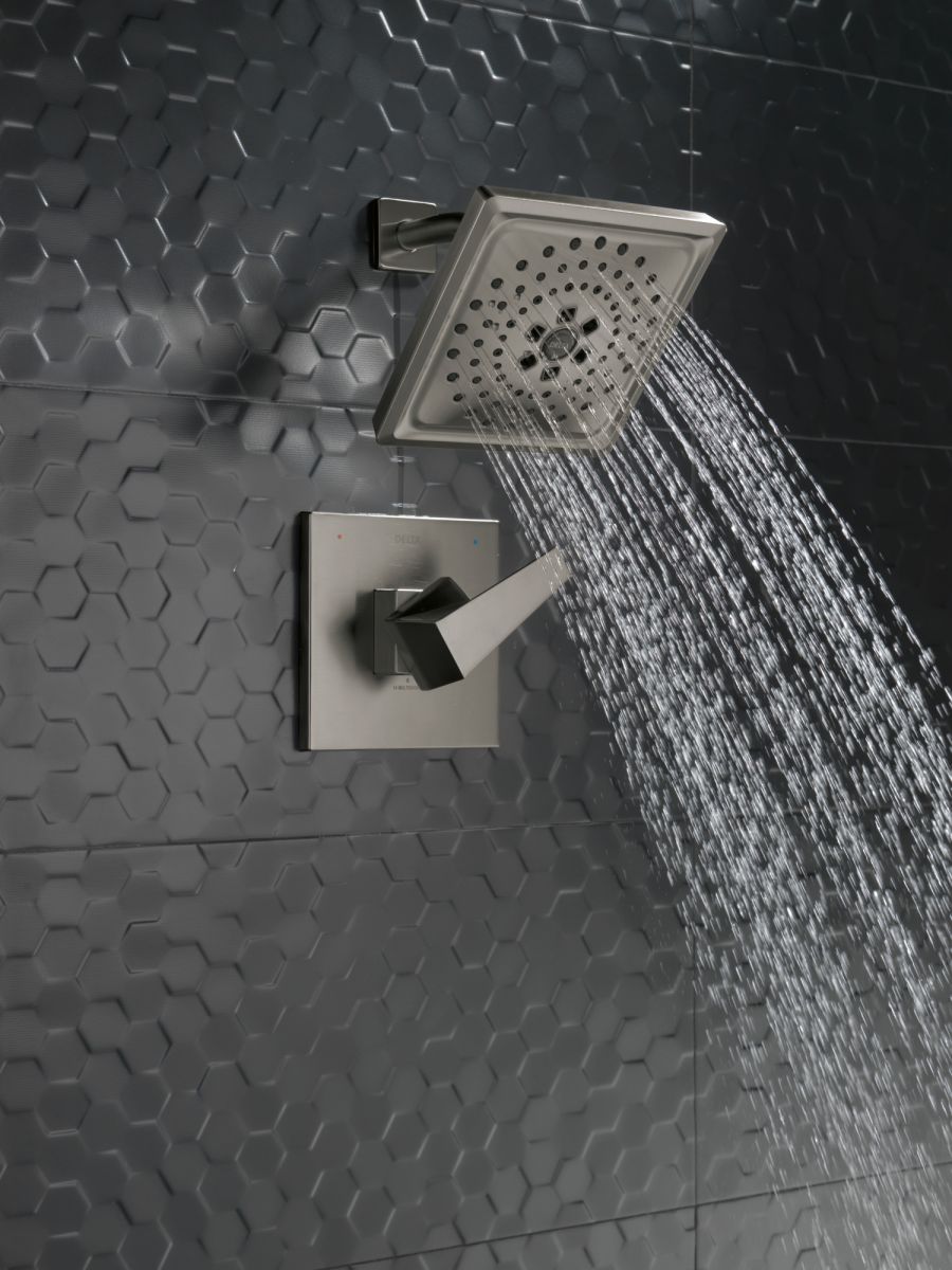 DELTA Trillian 14 Series H2Okinetic Shower Only Trim — Lumicoat® Black Stainless