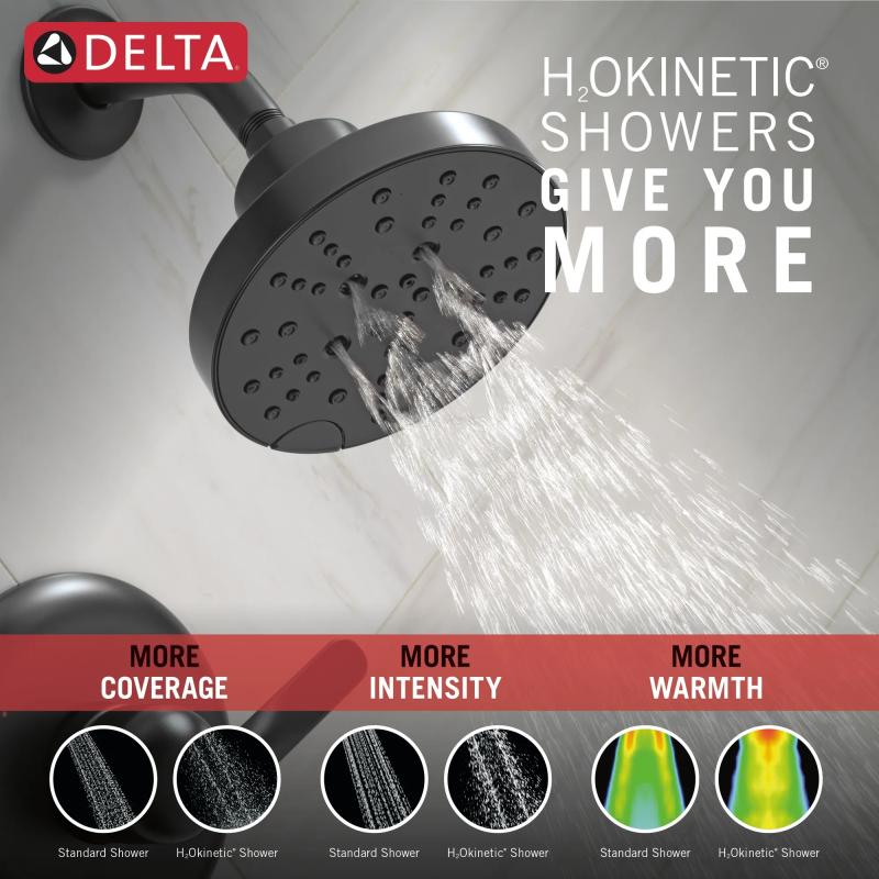 DELTA Bonacci 14 Series Shower Trim — Matte Black