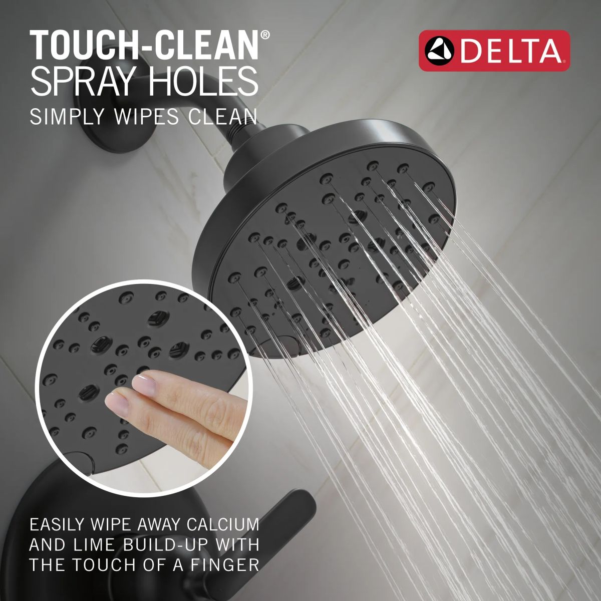 DELTA Bonacci 14 Series Shower Trim — Matte Black