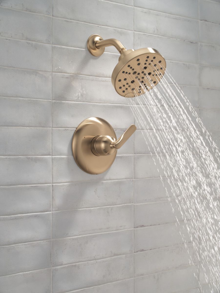 DELTA Bonacci 14 Series Shower Trim — Lumicoat® Champagne Bronze