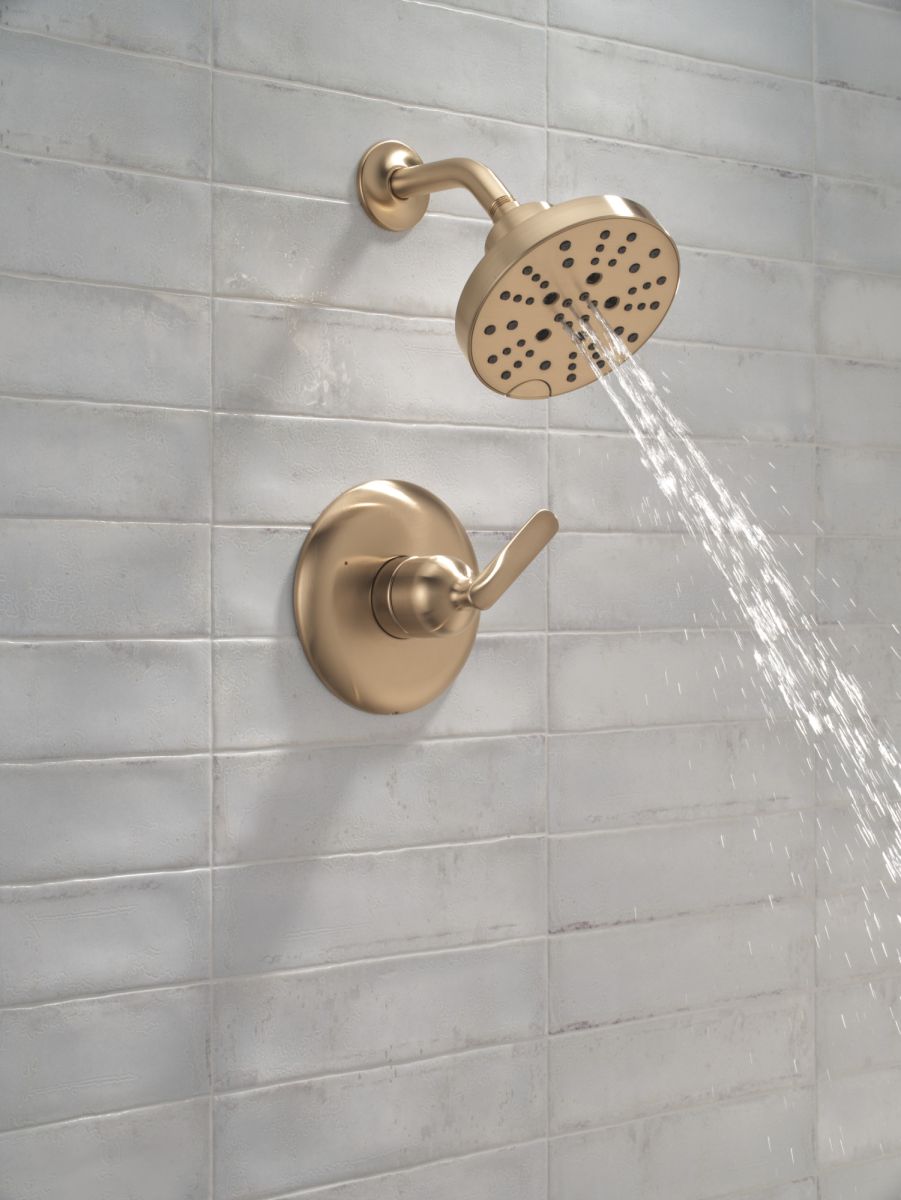 DELTA Bonacci 14 Series Shower Trim — Lumicoat® Champagne Bronze