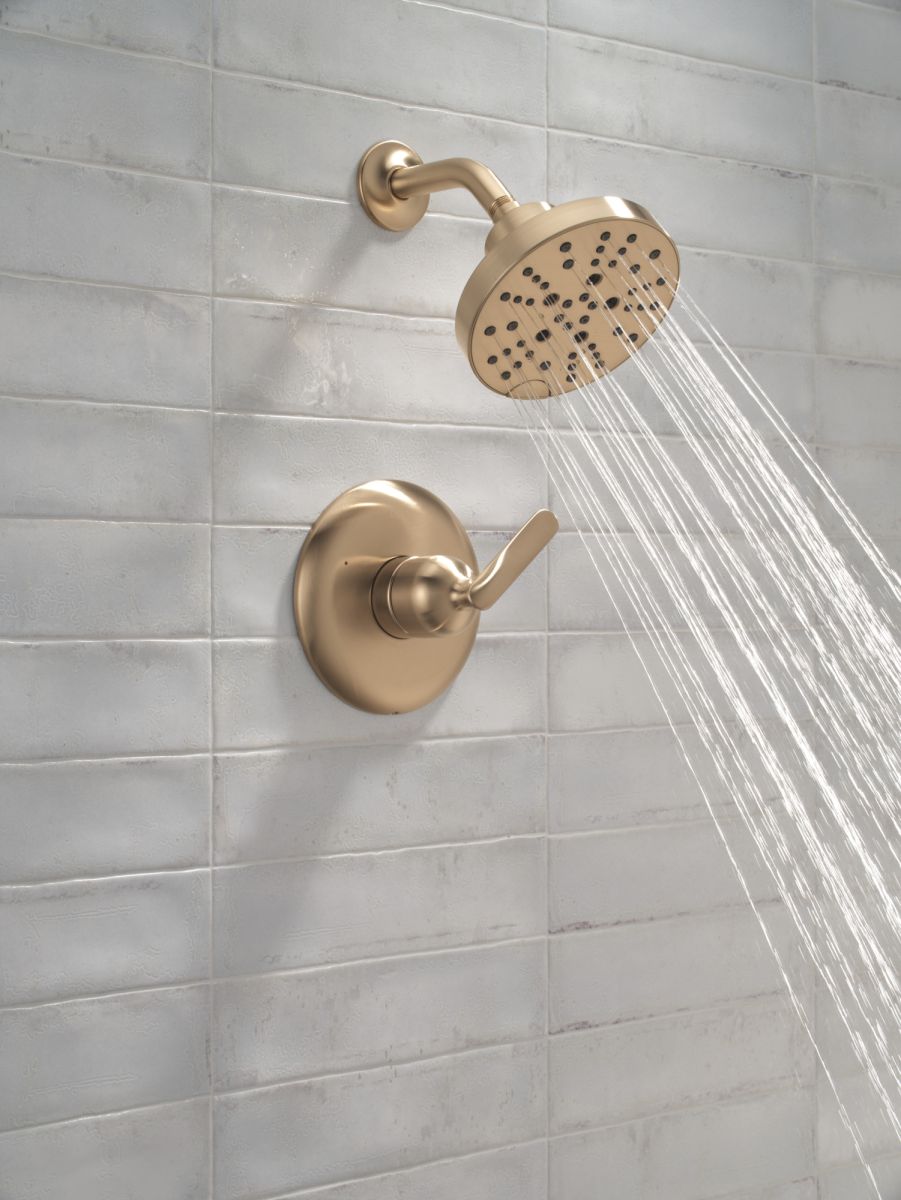 DELTA Bonacci 14 Series Shower Trim — Lumicoat® Champagne Bronze