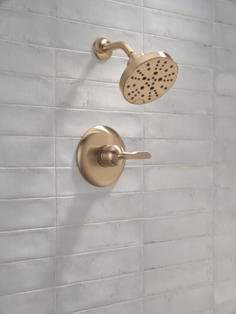 DELTA Bonacci 14 Series Shower Trim — Lumicoat® Champagne Bronze