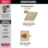 DELTA Dryden Monitor 14 Series Shower Trim — Champagne Bronze