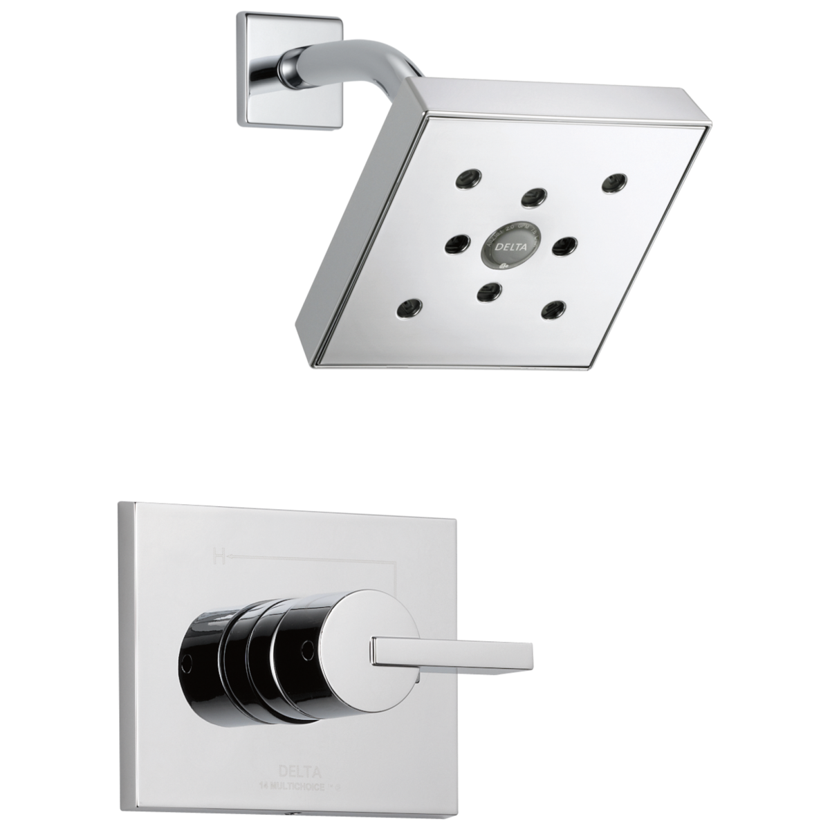 DELTA Vero Monitor 14 Series H2OKINETIC Shower Trim — Chrome