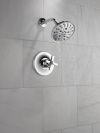 DELTA Dorval Handle - Volume FM Tub Filler/ 14S — Chrome