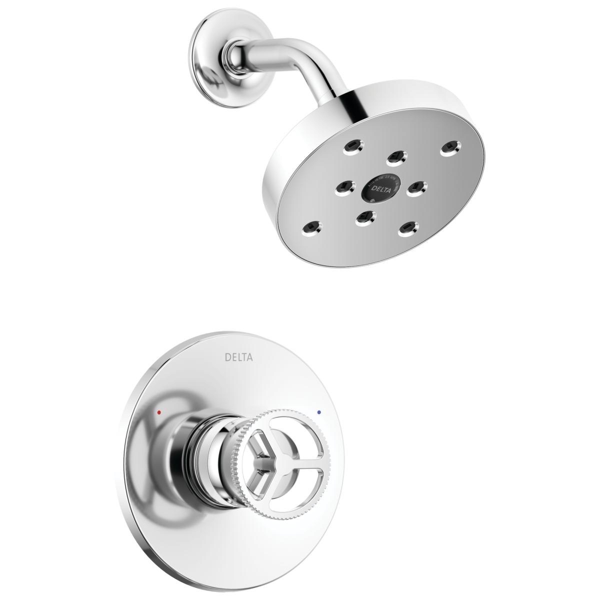 DELTA Trinsic H2OKINETIC Single Handle Shower Trim — Chrome
