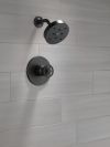 DELTA Trinsic H2OKINETIC Single Handle Shower Trim — Matte Black