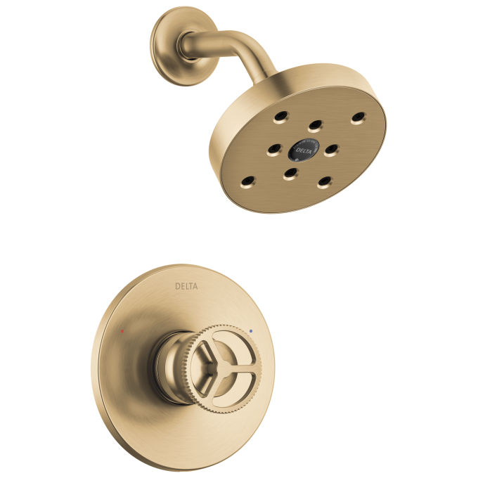 DELTA Trinsic H2OKINETIC Single Handle Shower Trim — Champagne Bronze