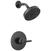 DELTA Trinsic Monitor 14 Series H2OKINETIC Shower Trim — Matte Black