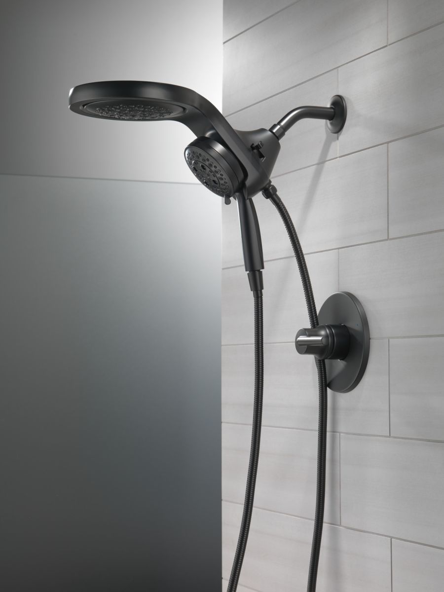 DELTA Trinsic Monitor 14 Series Shower Trim - Less Head — Matte Black
