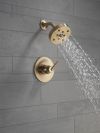 DELTA Trinsic Monitor 14 Series H2OKINETIC Shower Trim — Champagne Bronze