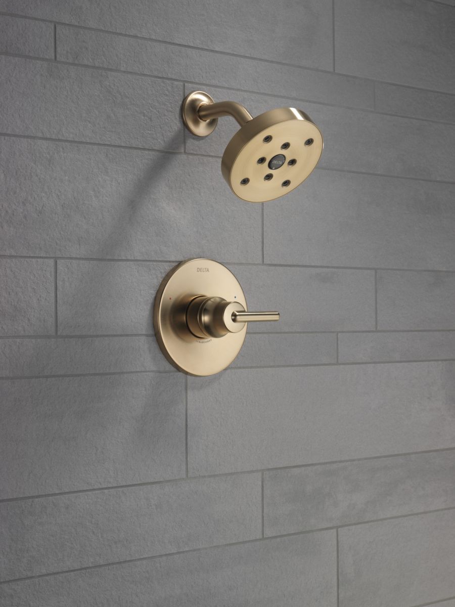 DELTA Trinsic Monitor 14 Series H2OKINETIC Shower Trim — Champagne Bronze