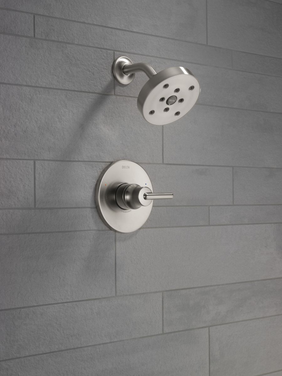 DELTA Trinsic Monitor 14 Series H2OKINETIC Shower Trim — Stainless
