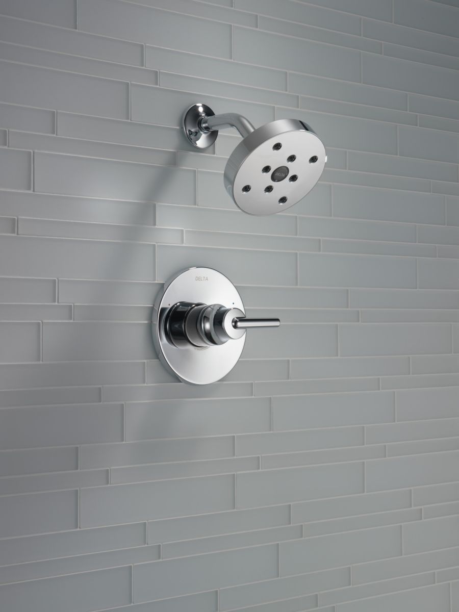 DELTA Trinsic Monitor 14 Series H2OKINETIC Shower Trim — Chrome